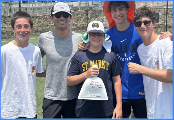 Pen Award winner with counselors